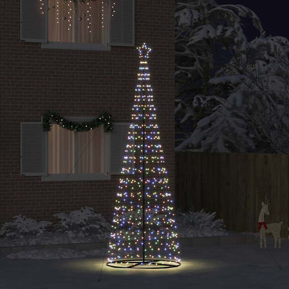 LED Christmas Tree with 800 LEDs Multicolour 400 cm Iron