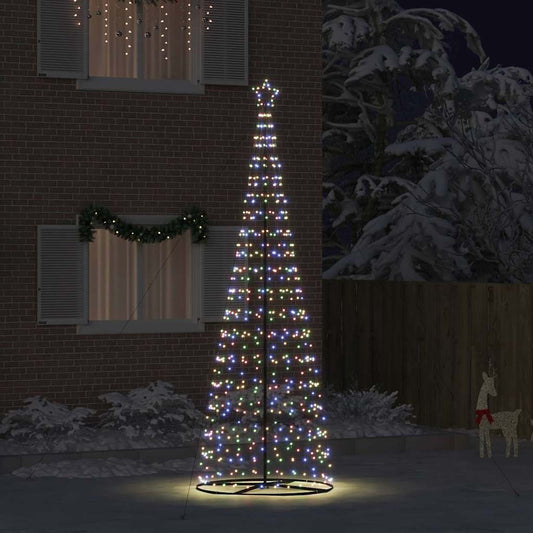 LED Christmas Tree with 800 LEDs Multicolour 400 cm Iron