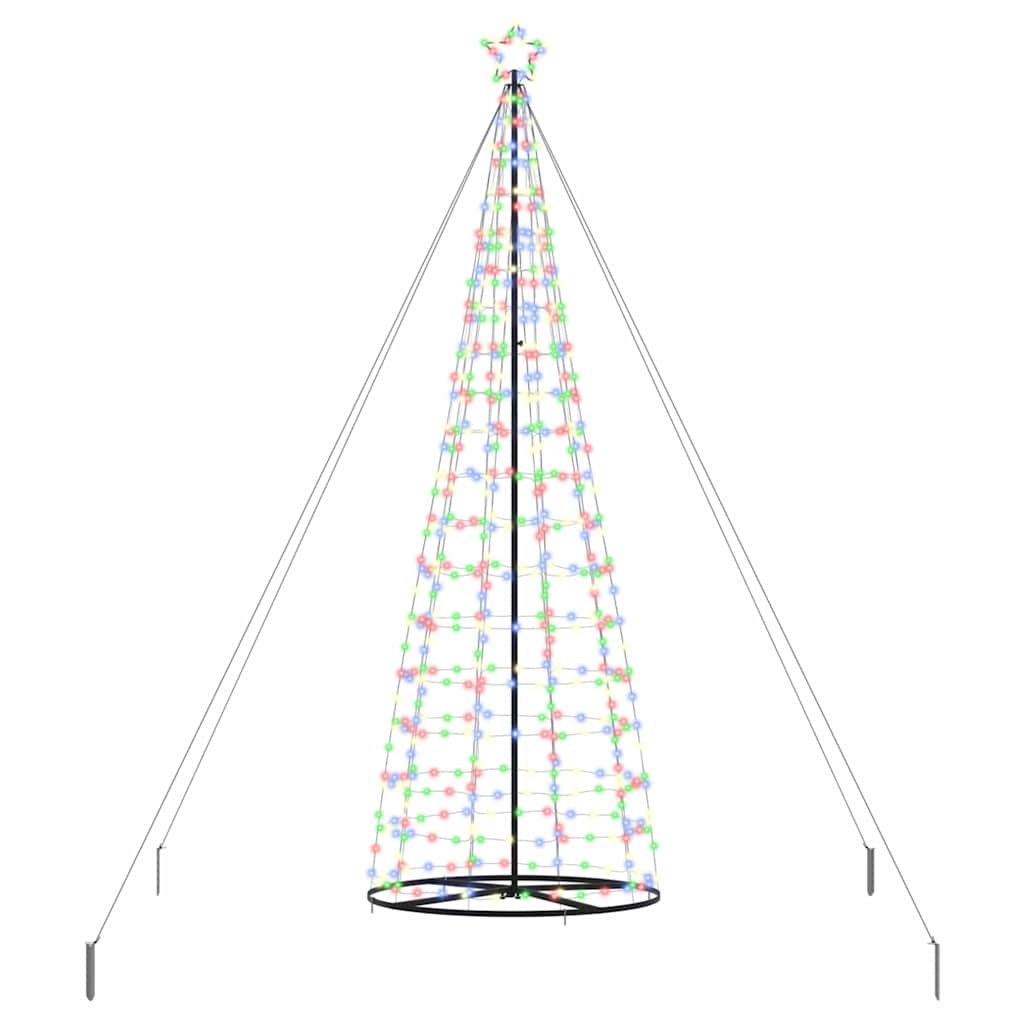 LED Christmas Tree with 800 LEDs Multicolour 400 cm Iron