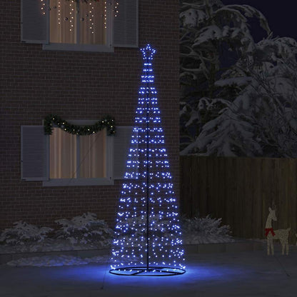 LED Christmas Tree with 800 LEDs with Stand Blue 400 cm Iron