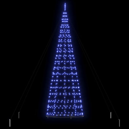 LED Christmas Tree with 800 LEDs with Stand Blue 400 cm Iron