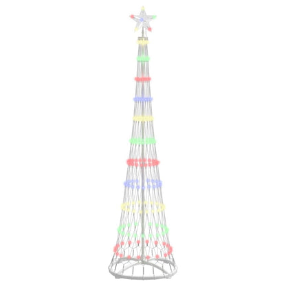 LED Christmas Tree Multicolour 51 x 51 x 190 cm Metal