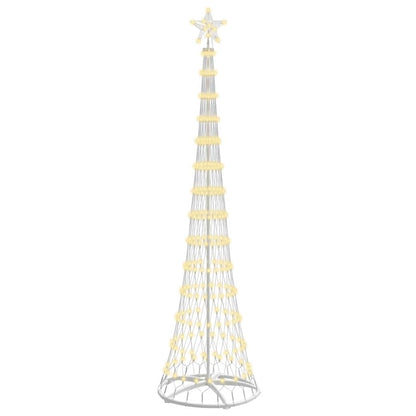 LED Christmas Tree with Stand Warm White 70 x 70 x 250 cm Metal