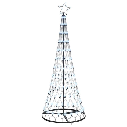 LED Christmas Tree Cool White 71 x 71 x 184.5 cm Metal
