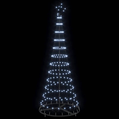 LED Christmas Tree Cool White 71 x 71 x 184.5 cm Metal