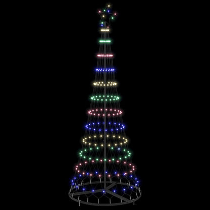 LED Christmas Tree Multicolour 71 x 71 x 184.5 cm Metal