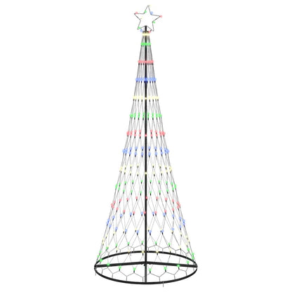 LED Christmas Tree Multicolour 100 x 100 x 250 cm Metal