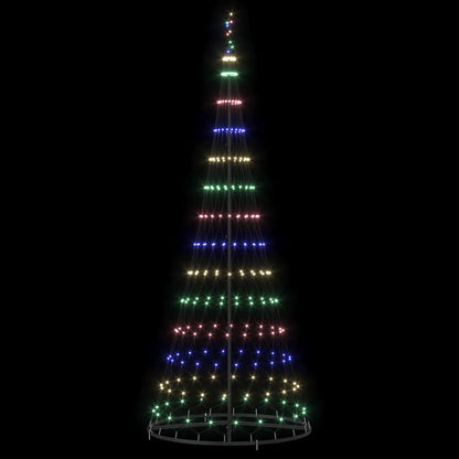 LED Christmas Tree Multicolour 100 x 100 x 250 cm Metal
