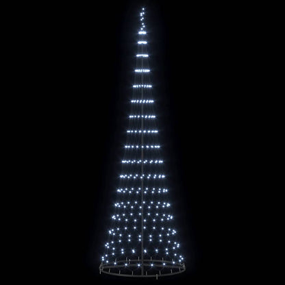 LED Christmas Tree Cool White 100.5 x 100.5 x 302.5 cm Metal