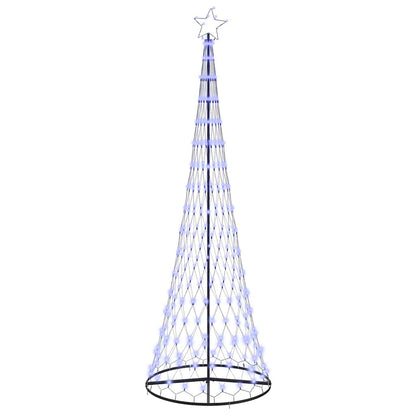 LED Christmas Tree Blue 100.5 x 100.5 x 302.5 cm Metal
