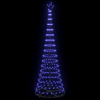 LED Christmas Tree Blue 100.5 x 100.5 x 302.5 cm Metal
