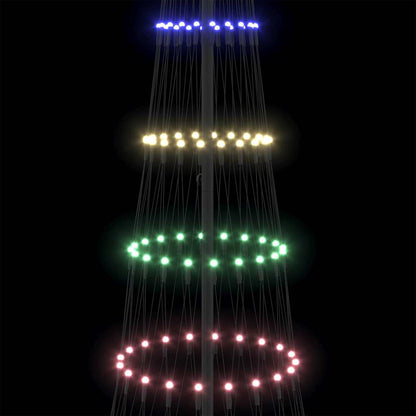 LED Christmas Tree Multicolour 100.5 x 100.5 x 302.5 cm Metal