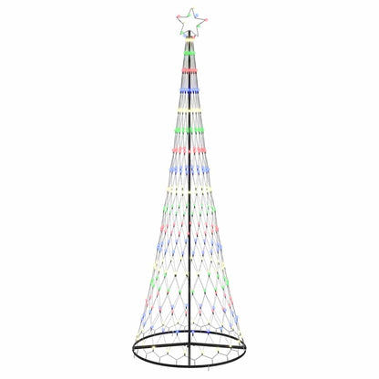 LED Christmas Tree Multicolour 100.5 x 100.5 x 302.5 cm Metal