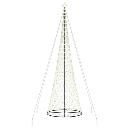 LED Christmas Tree Warm White 160 x 160 x 500 cm Metal