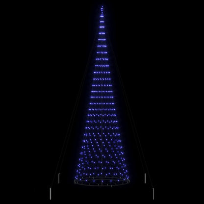 LED Christmas Tree with 550 LEDs Blue 160 x 160 x 500 cm Metal