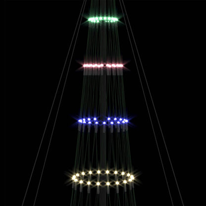 LED Christmas Tree Multicolour 160 x 160 x 500 cm Metal
