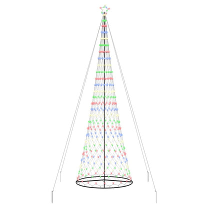 LED Christmas Tree Multicolour 160 x 160 x 500 cm Metal