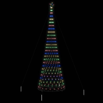 LED Christmas Tree Multicolour 160 x 160 x 500 cm Metal