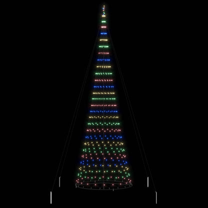 LED Christmas Tree Multicolour 160 x 160 x 500 cm Metal
