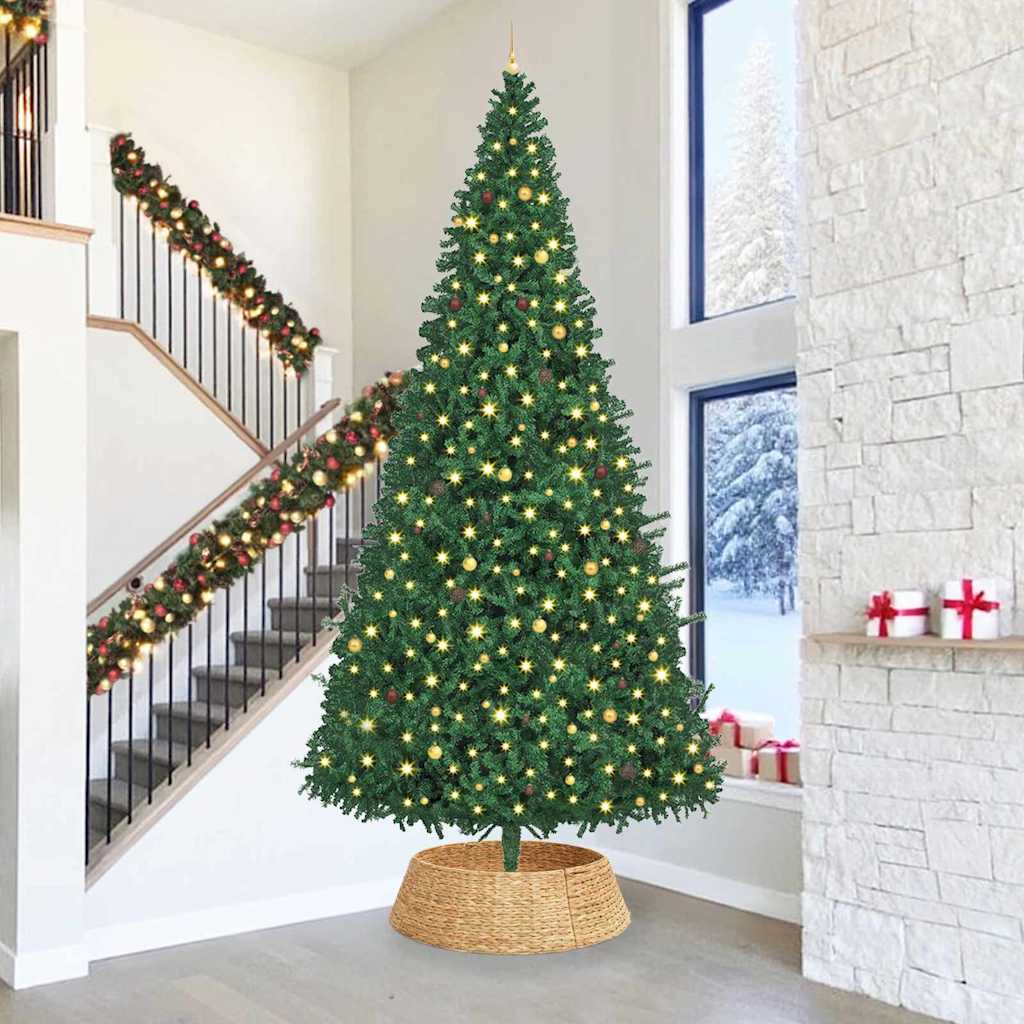 Christmas Tree Collar Brown 105 x 105 x 28 cm Water hyacinth