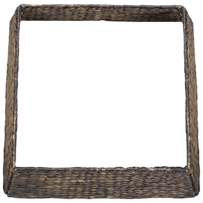 Christmas Tree Collar Black 50 x 50 x 25 cm Water Hyacinth