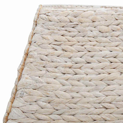 Christmas Tree Collar White 70 x 70 x 28 cm Water hyacinth