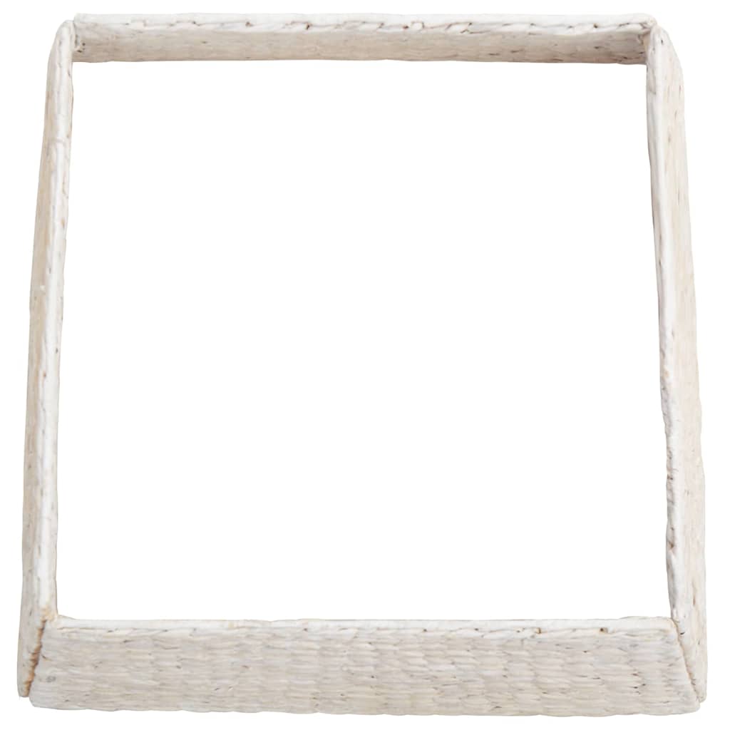 Christmas Tree Collar White 70 x 70 x 28 cm Water hyacinth