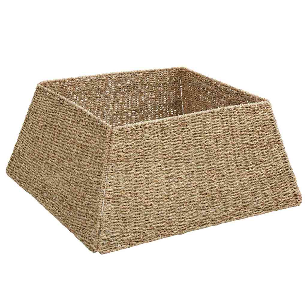 Christmas Tree Collar Brown 60 x 60 x 28 cm Seagrass