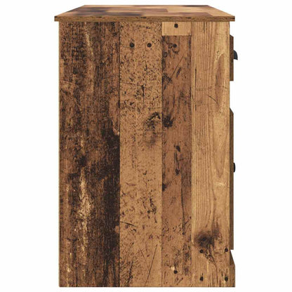 Desk with Cabinet Old Wood 154.5 x 50 x 75 cm Engineered Wood