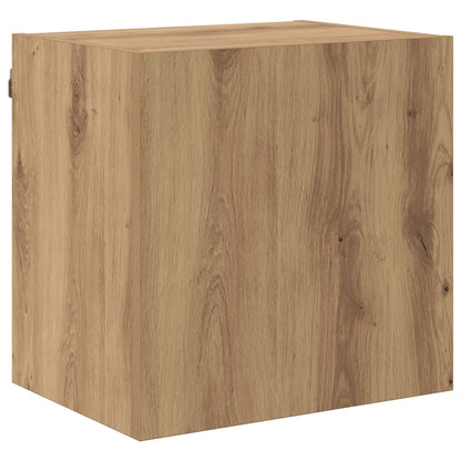 TV Cabinet Wall-mounted 4 pcs Artisan Oak Engineered Wood