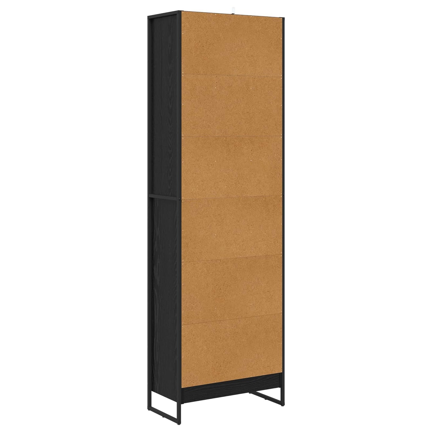 Book Cabinet 2 pcs Black Oak 60 x 30 x 189.5 cm Engineered Wood