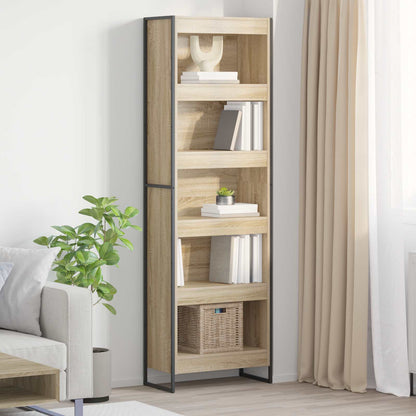 Book Cabinet 2 pcs Sonoma 60 x 30 x 189.5 cm Engineered Wood