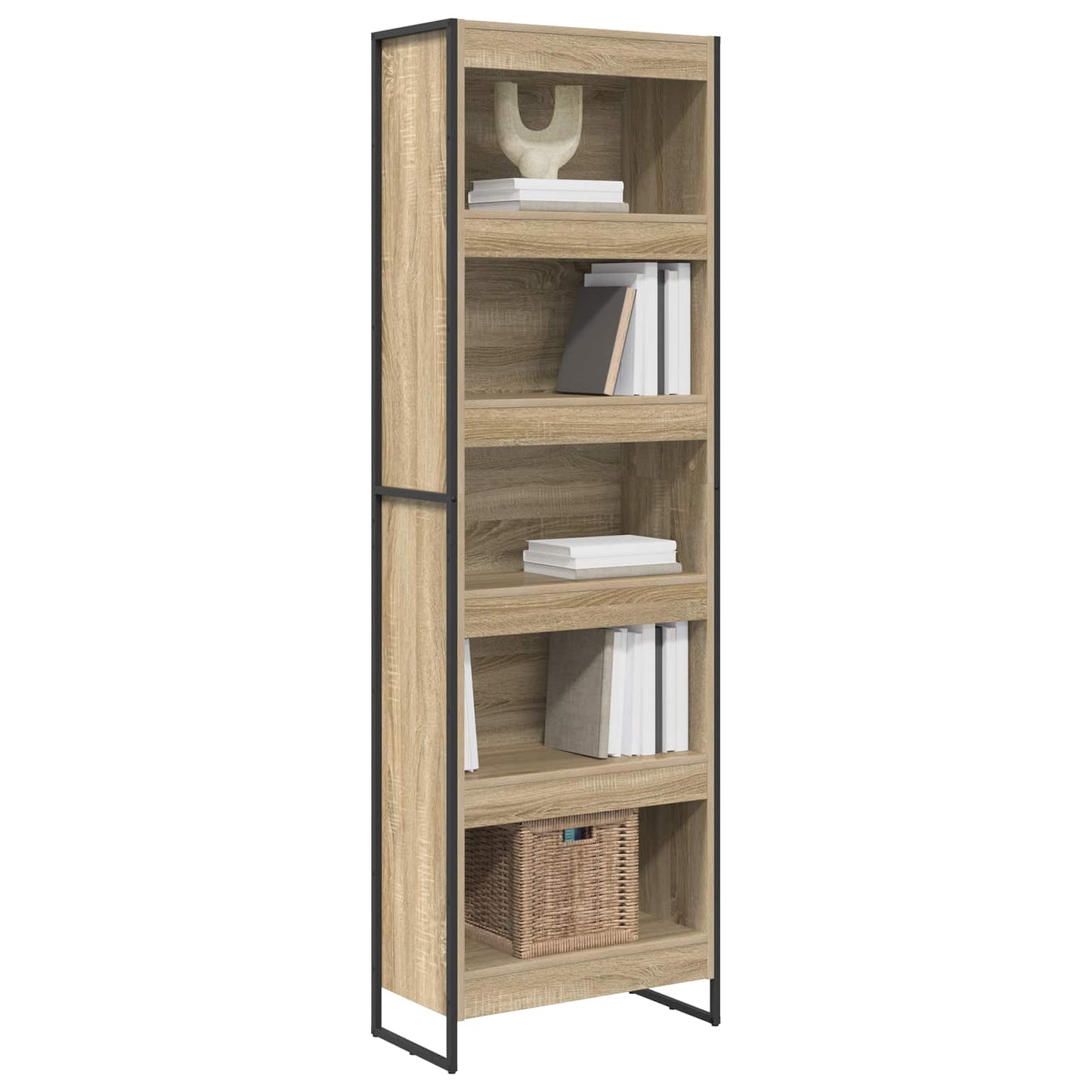 Book Cabinet 2 pcs Sonoma 60 x 30 x 189.5 cm Engineered Wood
