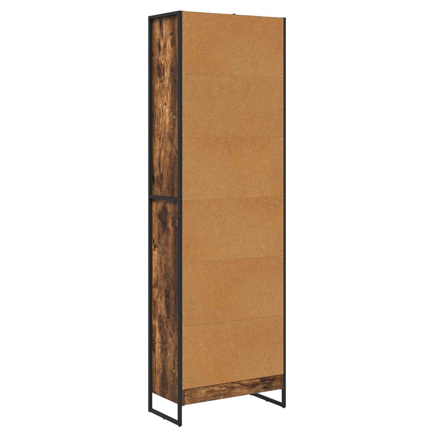 Book Cabinet 2 pcs Smoke Oak 60 x 30 x 189.5 cm Engineered Wood