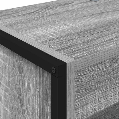 Book Cabinet 2 pcs Grey Sonoma 60 x 30 x 189.5 cm