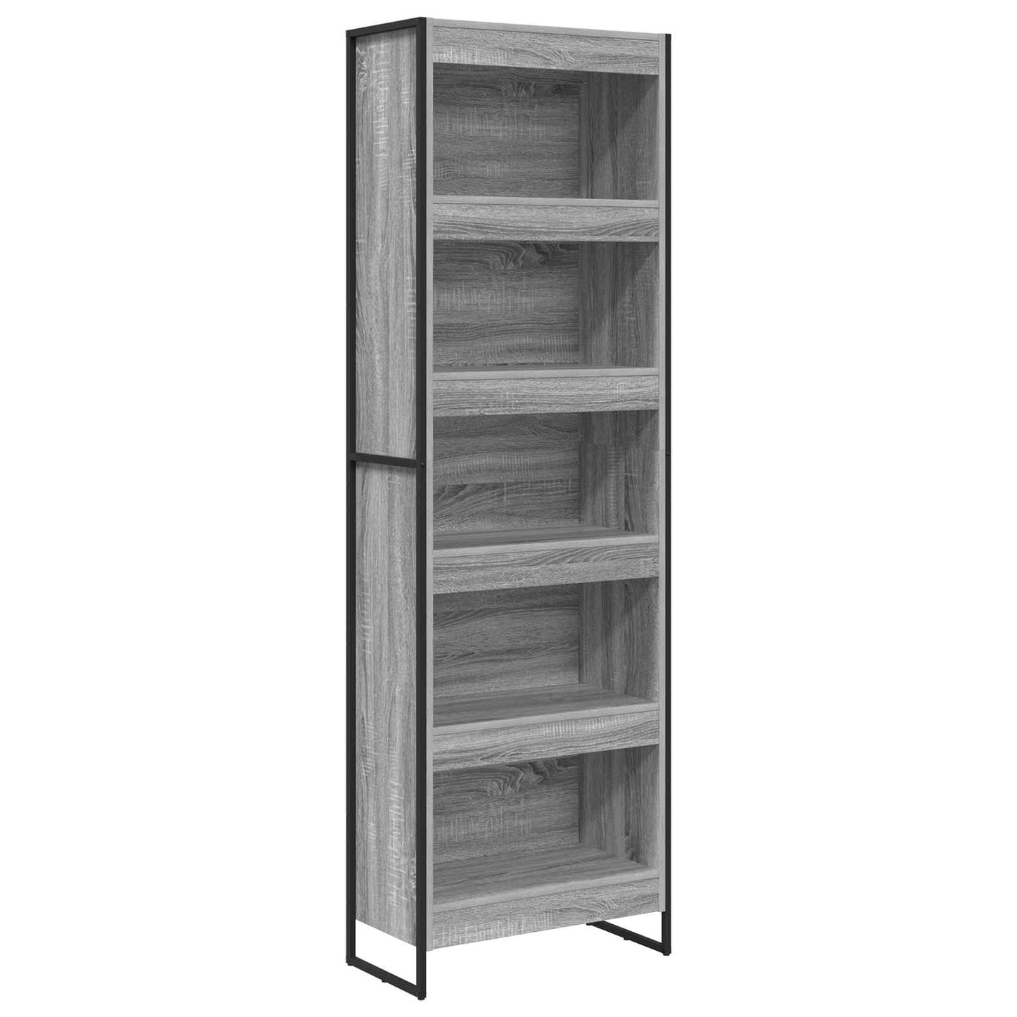 Book Cabinet 2 pcs Grey Sonoma 60 x 30 x 189.5 cm