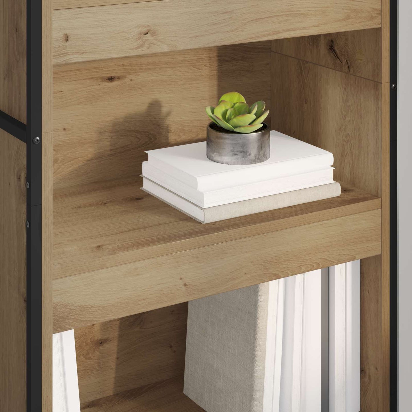 Book Cabinet 2 pcs Artisian Oak 60 x 30 x 189.5 cm