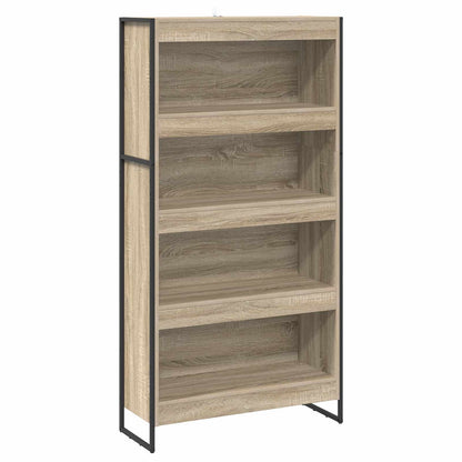 Book Cabinet 2 pcs Sonoma 80 x 30 x 155 cm Engineered Wood