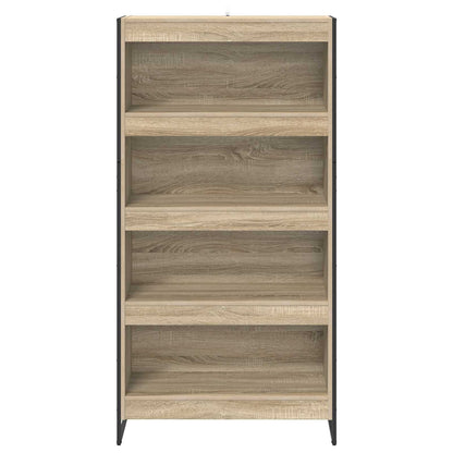 Book Cabinet 2 pcs Sonoma 80 x 30 x 155 cm Engineered Wood