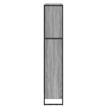 Book Cabinet 2 pcs Grey Sonoma 80 x 30 x 155 cm Engineered Wood