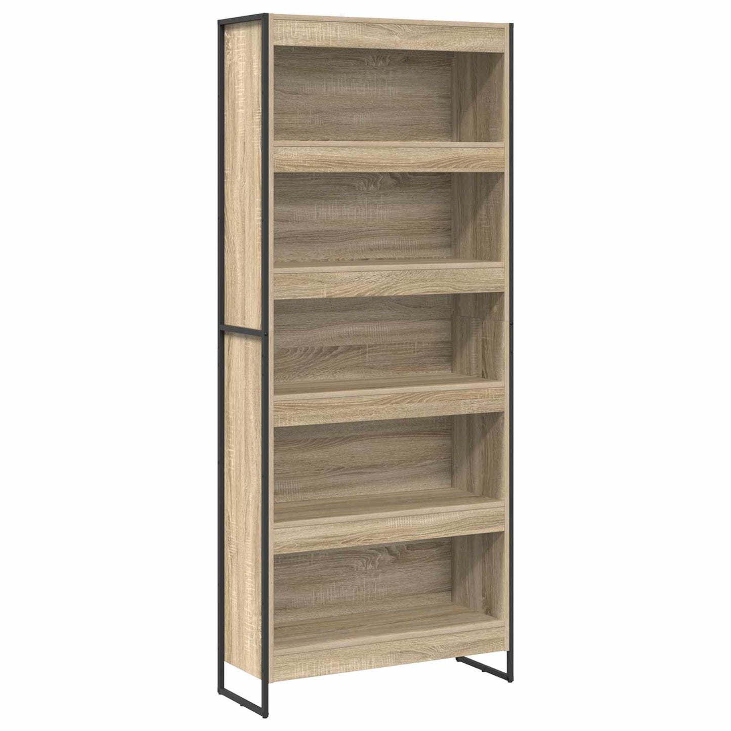 Book Cabinet 2 pcs Sonoma 80 x 30 x 189.5 cm Engineered Wood