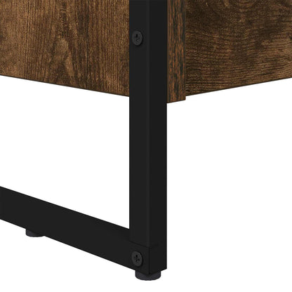 Book Cabinet 2 pcs Smoke Oak 80 x 30 x 189.5 cm Engineered Wood