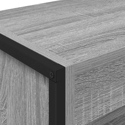 Book Cabinet 2 pcs Grey Sonoma 80 x 30 x 189.5 cm