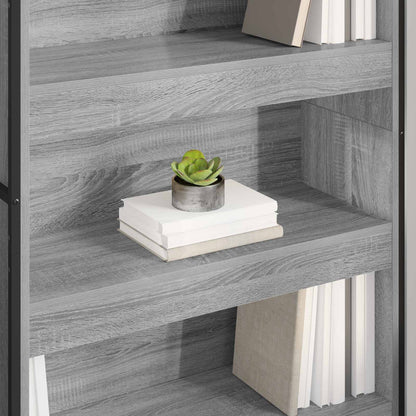 Book Cabinet 2 pcs Grey Sonoma 80 x 30 x 189.5 cm