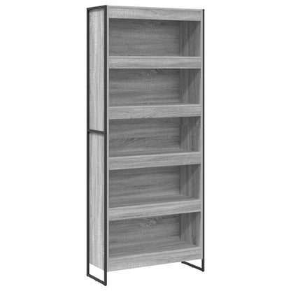 Book Cabinet 2 pcs Grey Sonoma 80 x 30 x 189.5 cm