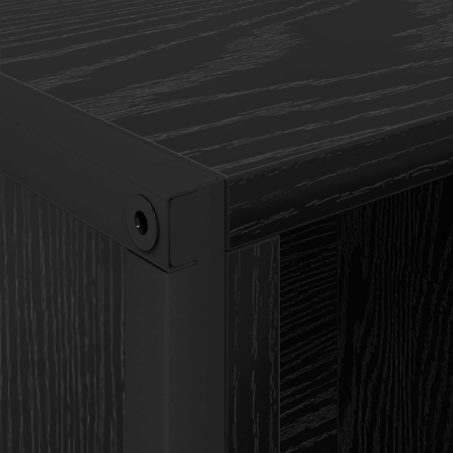 Book Cabinet 2 pcs Black Oak 99.5 x 30 x 108.5 cm