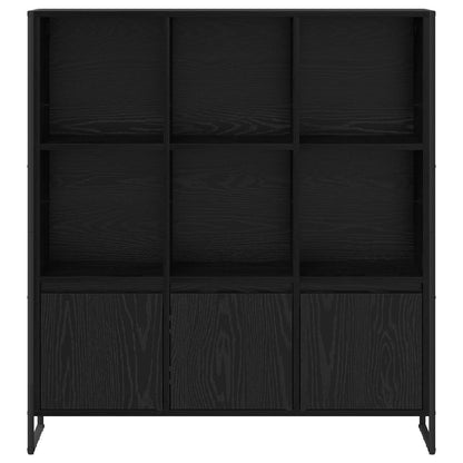 Book Cabinet 2 pcs Black Oak 99.5 x 30 x 108.5 cm