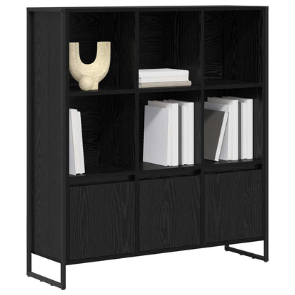 Book Cabinet 2 pcs Black Oak 99.5 x 30 x 108.5 cm