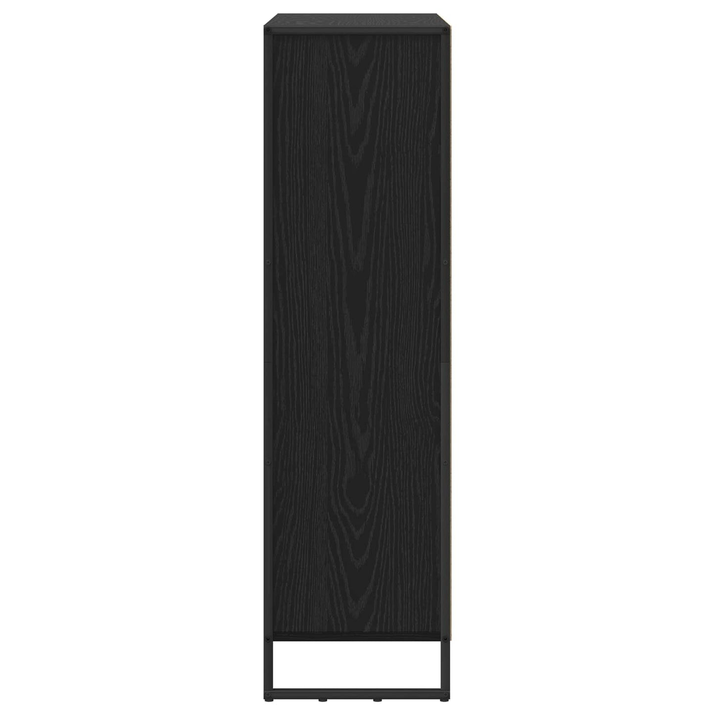 Book Cabinet 2 pcs Black Oak 99.5 x 30 x 108.5 cm