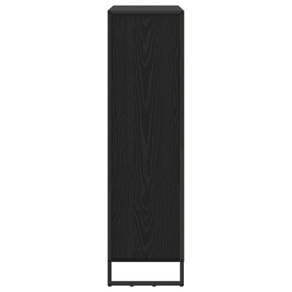 Book Cabinet 2 pcs Black Oak 99.5 x 30 x 108.5 cm